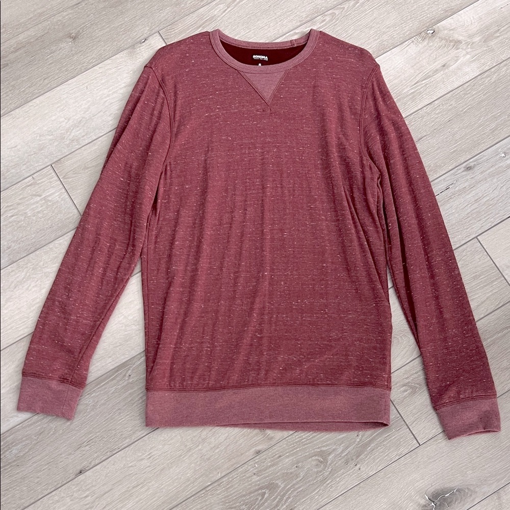 Men's Sonoma Burgundy Long Sleeve